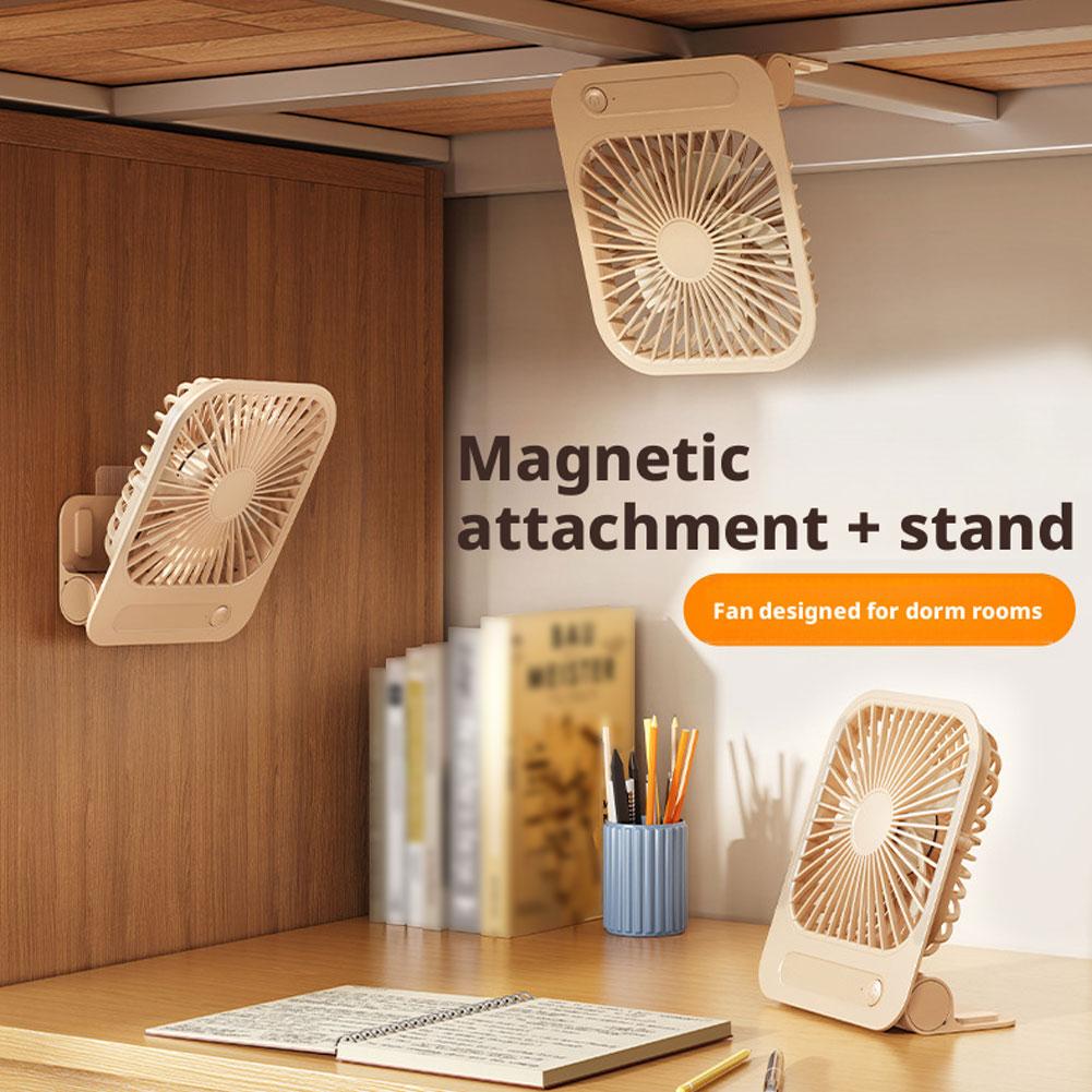 Office Furniture Ideas - Ultradunne magnetische koelventilator Tafelventilator USB oplaadbare