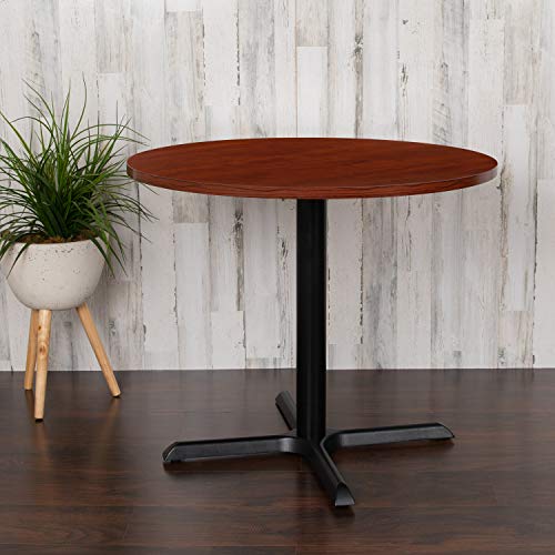 Conference Table Round - Mahoniehouten ronde vergadertafel van 36 inch