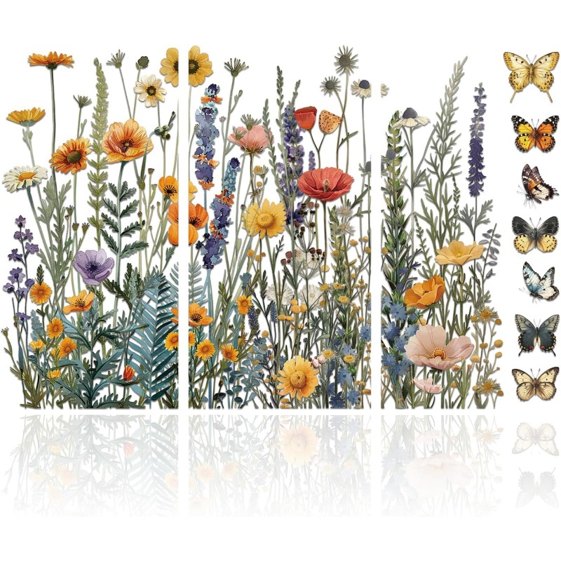 Office Furniture Loft - 3 stuks wilde bloemen meubels overdracht