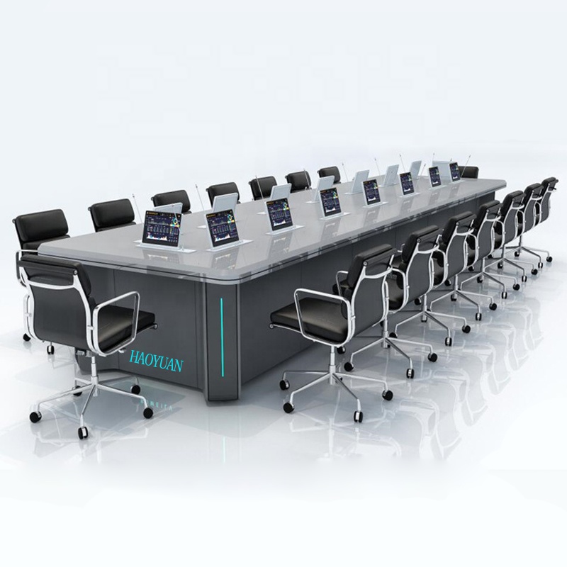 Office Furniture Manufacturers - Fabrikant Groothandel Geïntegreerde Multifunctionele Conferentietafel, Vergaderruimte,