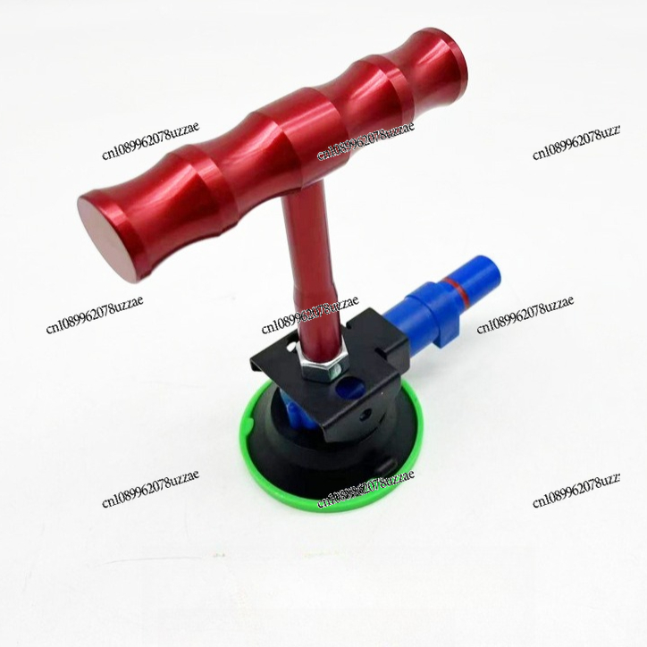 Office Furniture Repair - Deukreparatie, rode T-vormige handbediende rubberen zuignap,