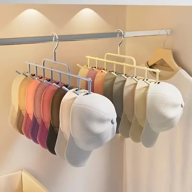 Wall Organizer Pocket - Nieuwe multifunctionele hoedenorganizer, haak, wandmontage, pettenrek,