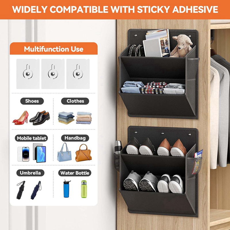 2-pack RV-schoenenopberger met - Wall Organizer Pocket recensie en prijs