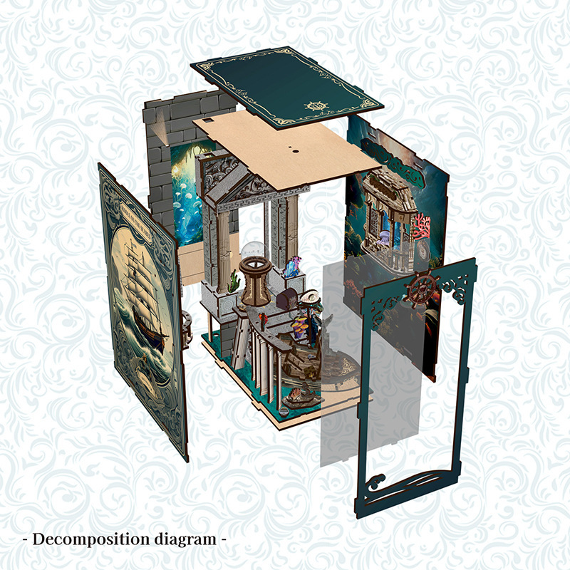 3D Houten DIY Boekensteunpuzze - Office Furniture Loft recensie en prijs