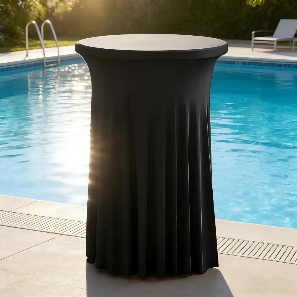 Effen kleur hoog rekbaar rond  - Conference Table Round recensie en prijs
