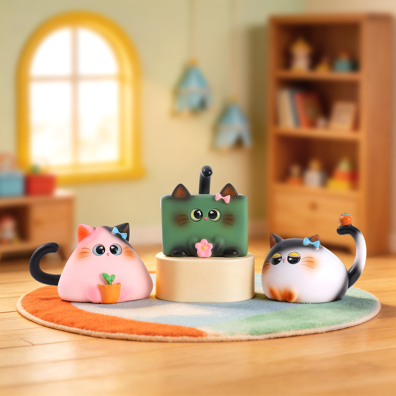 Blind Box Kat Beeldje Hars Cre - Office Furniture Ideas recensie en prijs