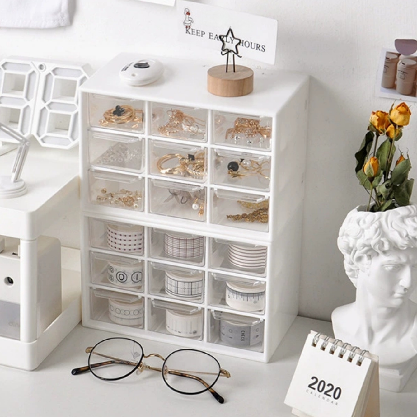Opbergdoos van kralenmateriaal - Office Furniture Cabinets recensie en prijs